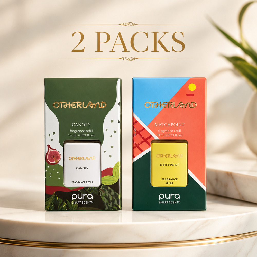 Pura Smart Scent Otherland Fragrance Refills Canopy & Matchpoint 2 Pack New